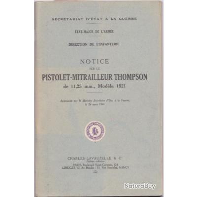 Collection armée d'Armistice  __00002_Manuel-PM-Thompson-armee-Vichy